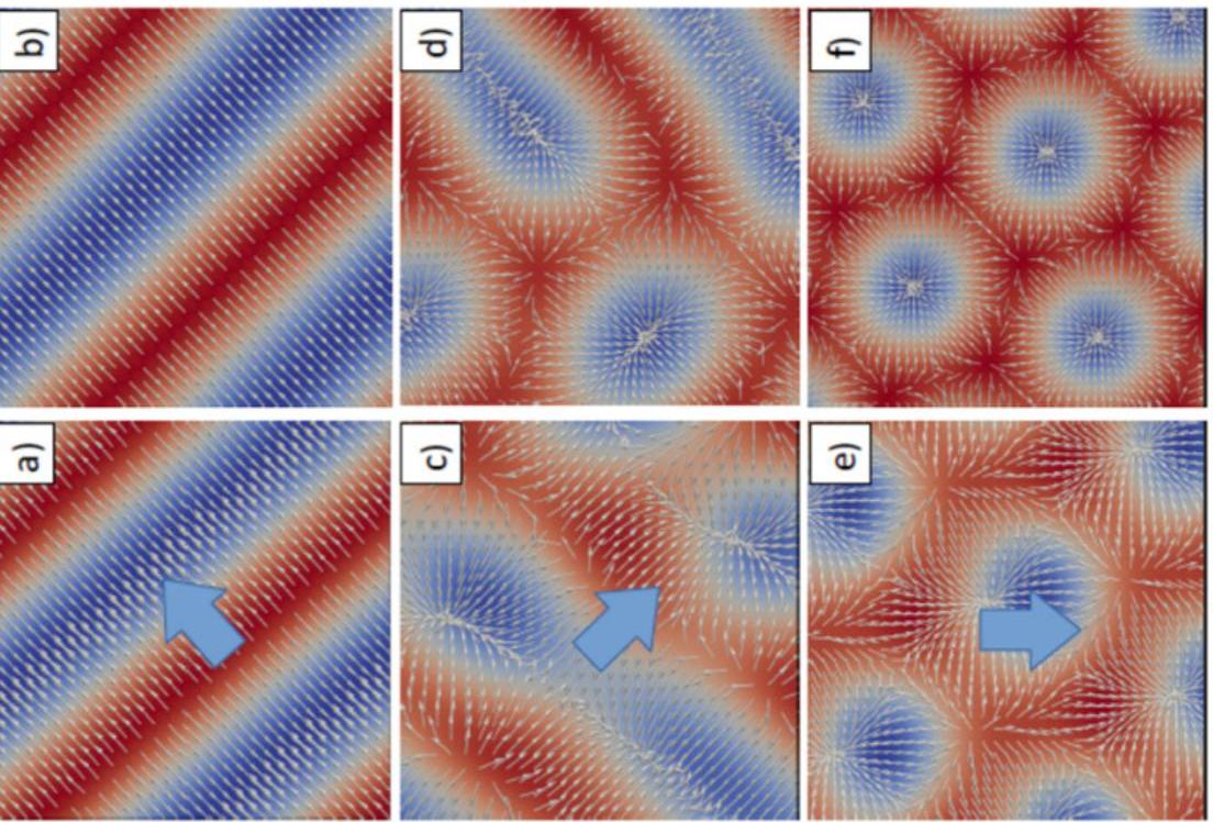 Examples of crystalline phases in active matter